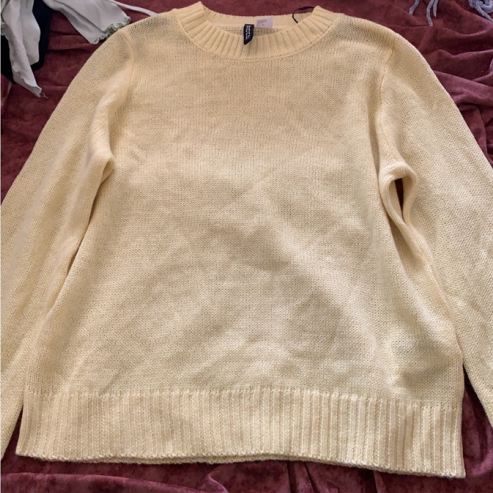 H&M Soft Yellow Sweater